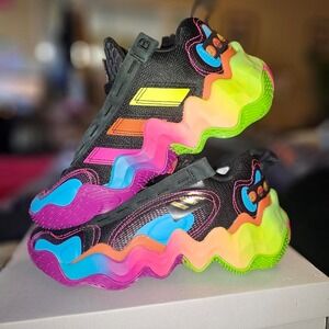 Adidas Exhibit B Candace Parker Women 8 Multicolor New GZ9565 For Pat Basketball